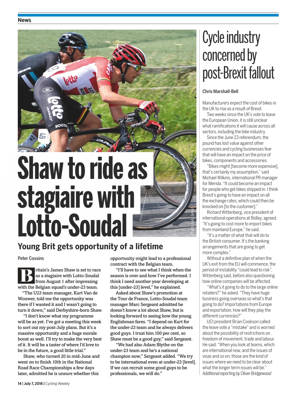 Cycling Weekly Preview Pages