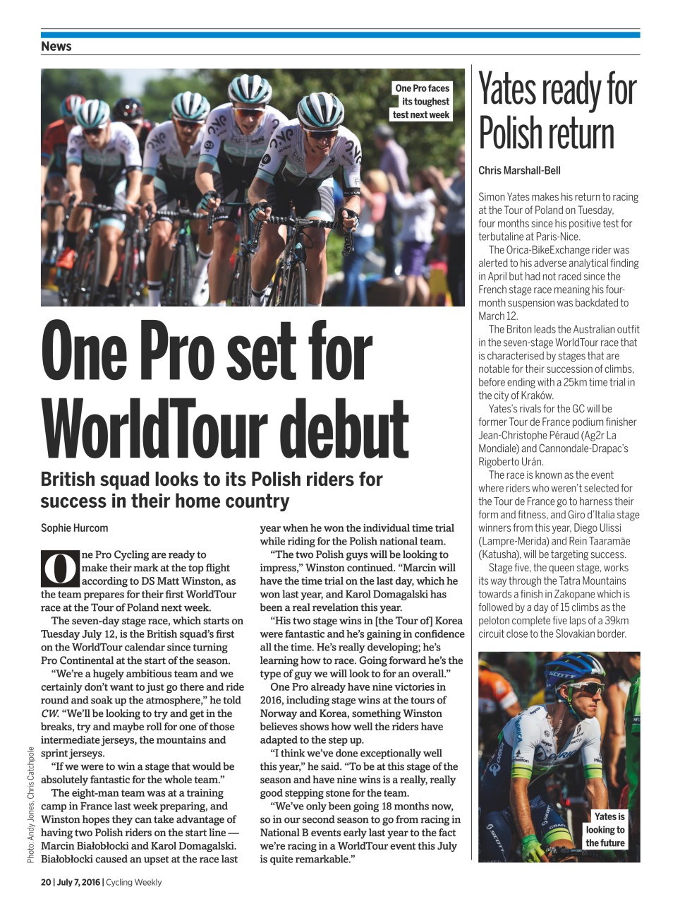 Cycling Weekly Preview Pages