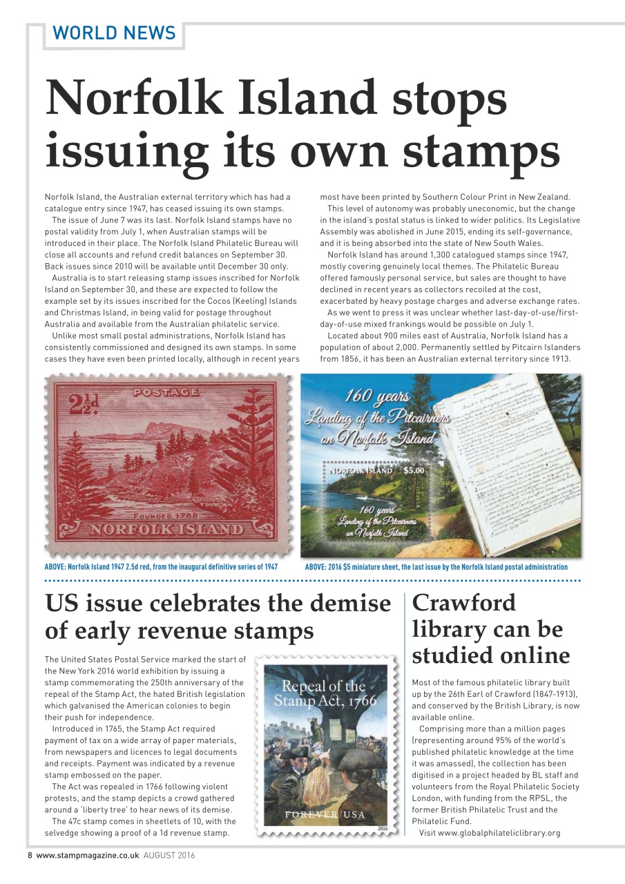 Stamp Magazine Preview Pages