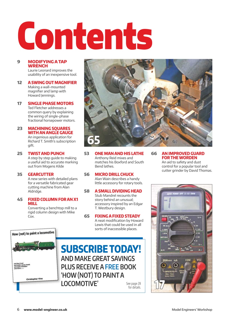 Model Engineer & Workshop Magazine Preview Pages