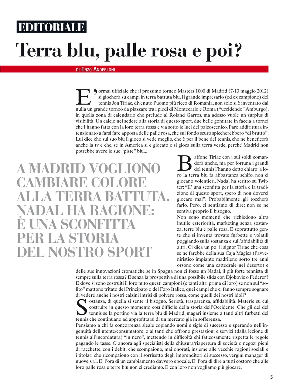 Il Tennis Italiano Preview Pages