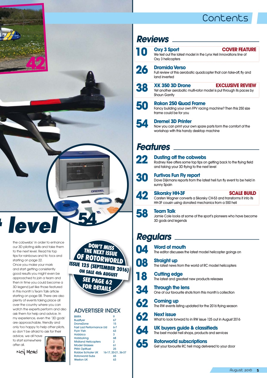 Radio Control Rotor World Preview Pages