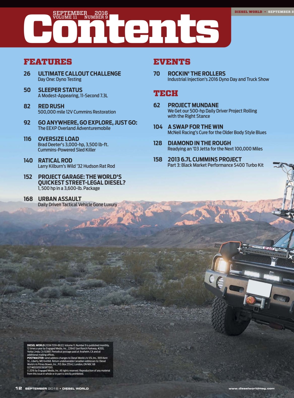 Diesel World Preview Pages