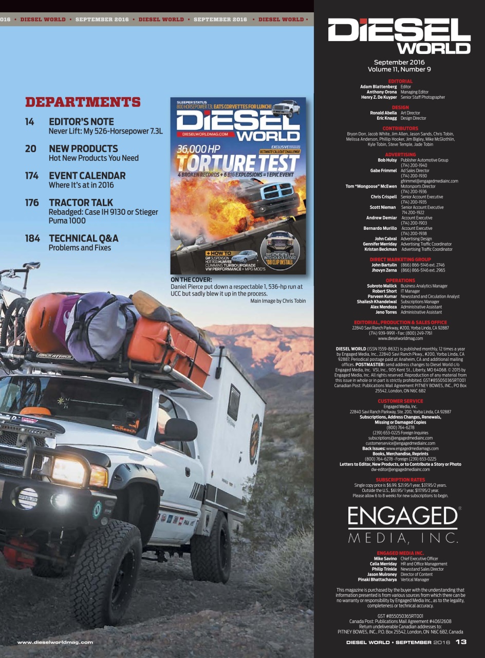 Diesel World Preview Pages