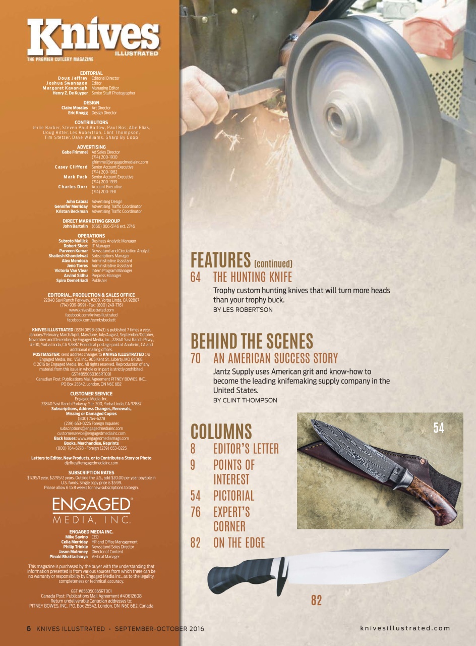 Knives Illustrated Preview Pages