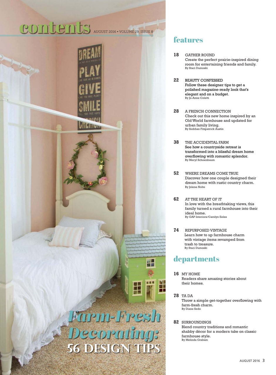 Romantic Homes Preview Pages