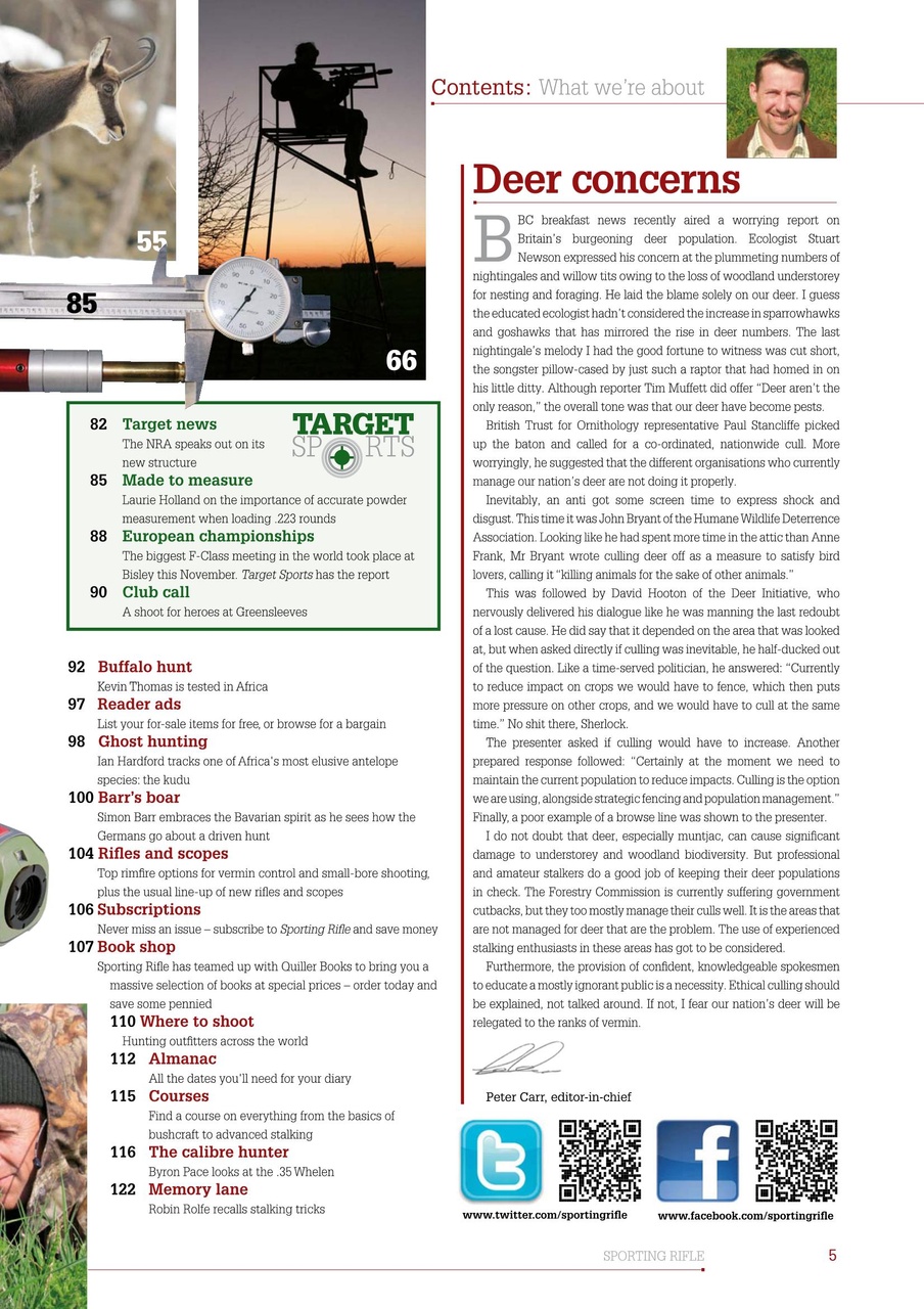 Sporting Rifle Preview Pages