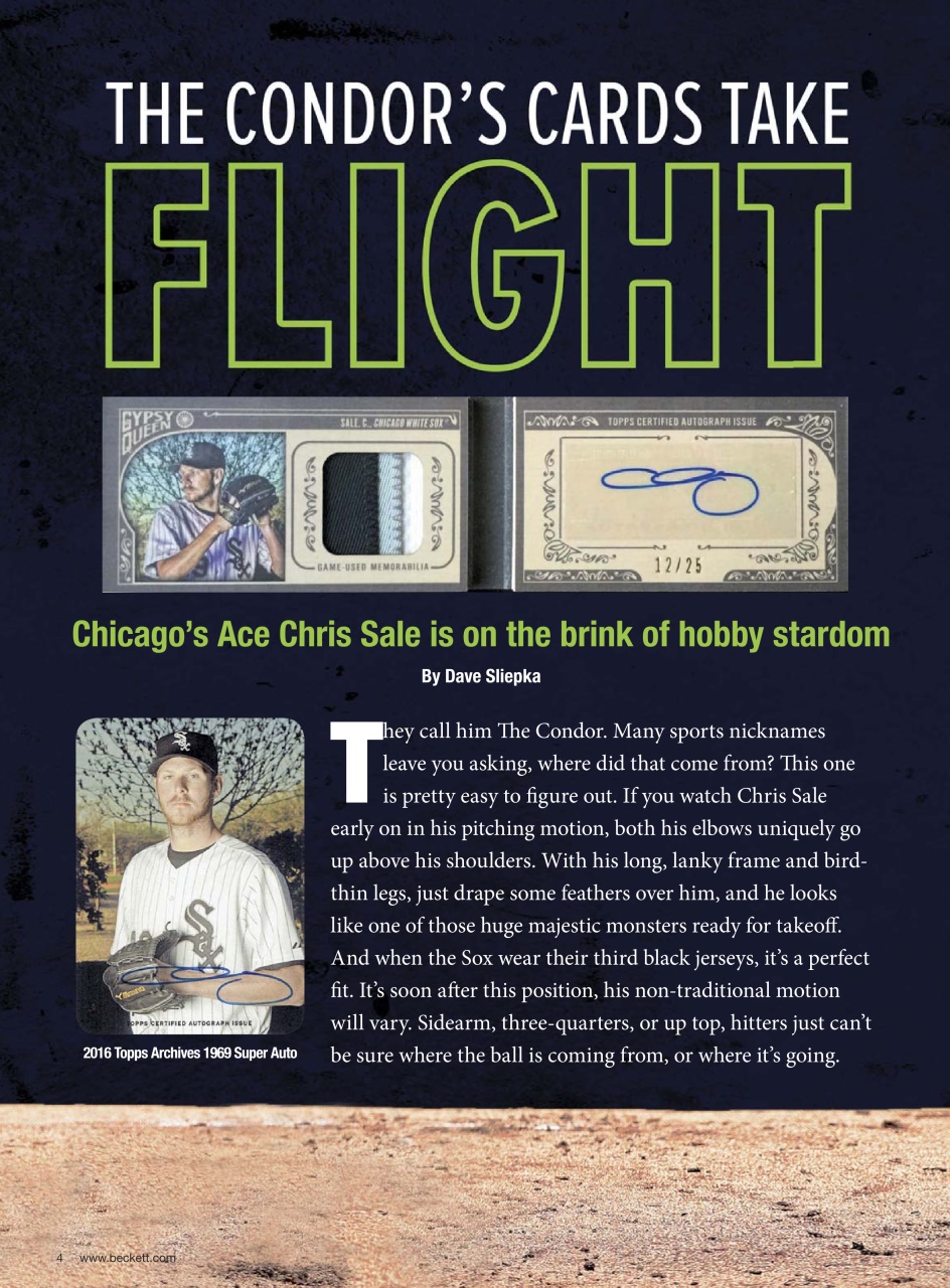 Beckett Baseball Magazine Preview Pages