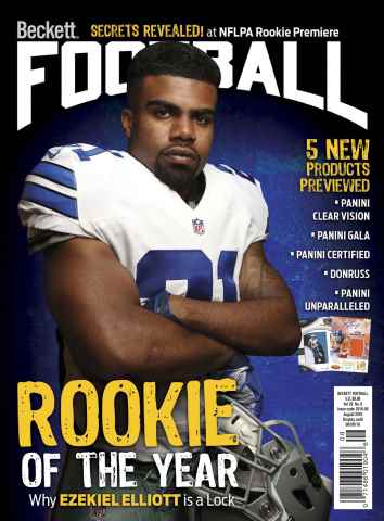 Beckett Football Magazine issue August 2016