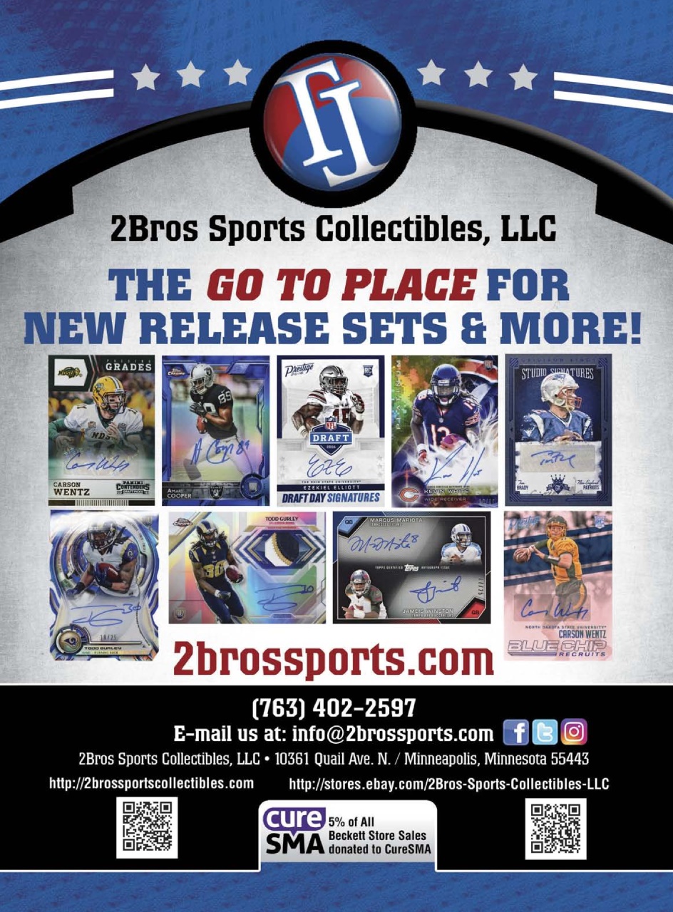 Beckett Football Magazine Preview Pages