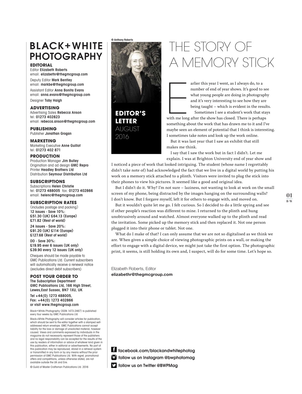 Black+White Photography Preview Pages