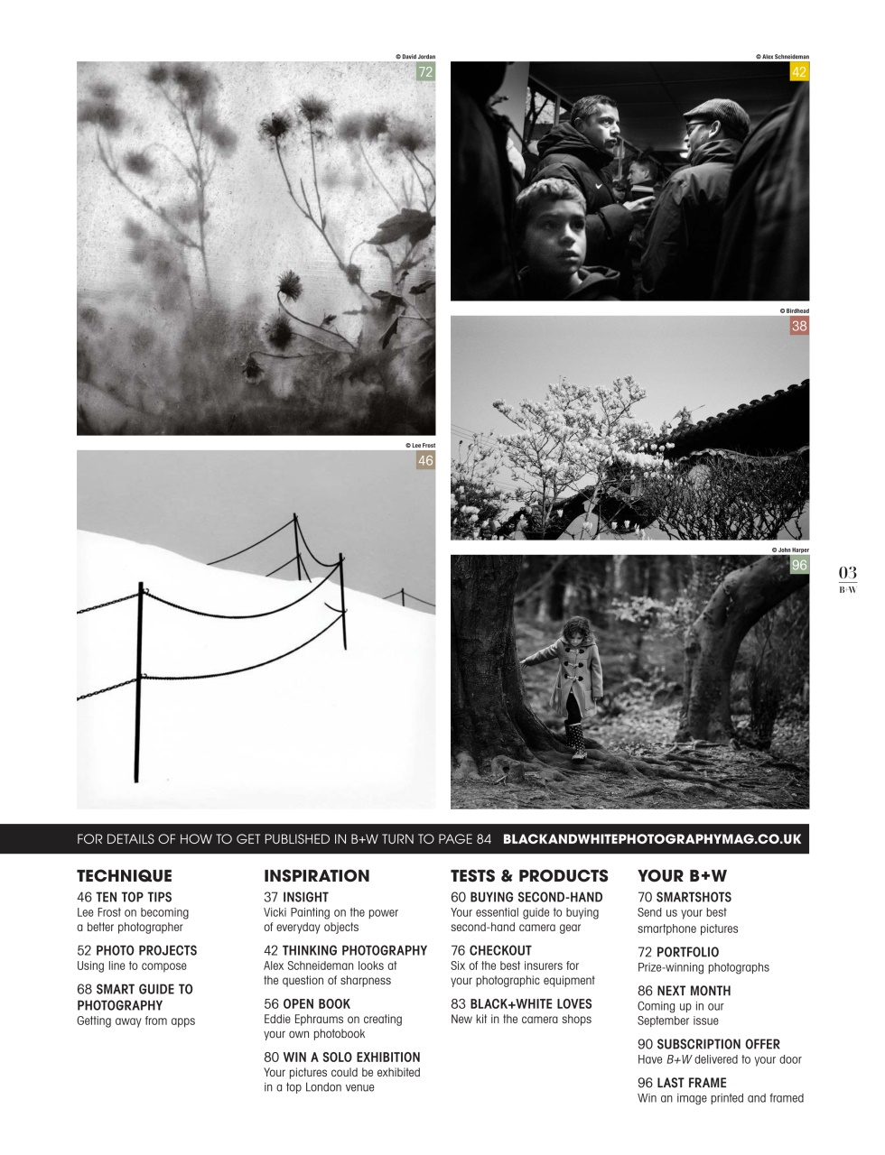 Black+White Photography Preview Pages