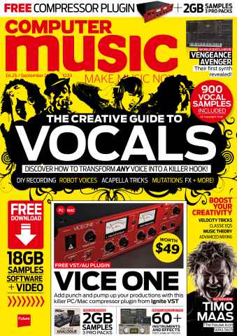 Computer Music issue September 2016