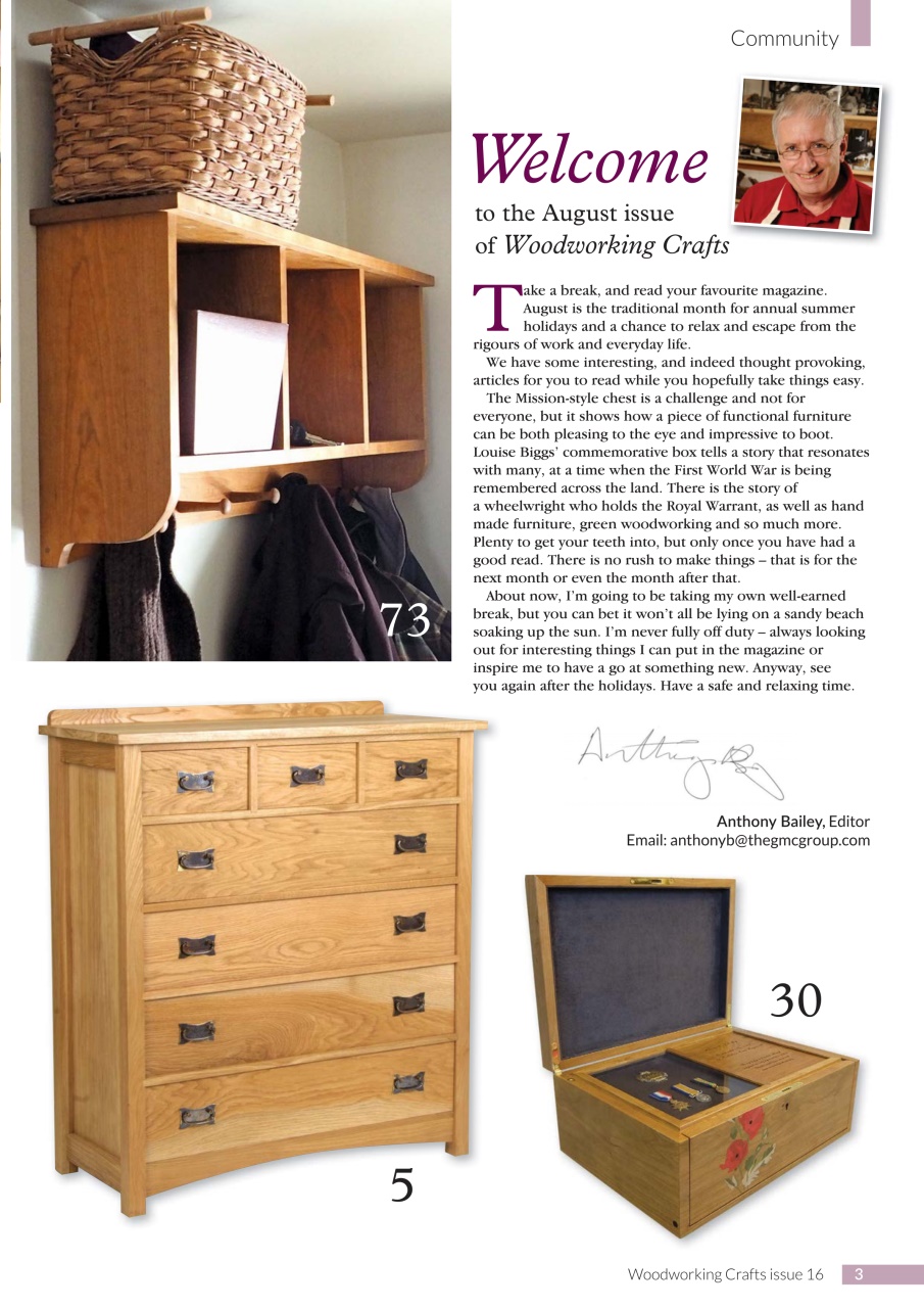 Woodworking Crafts Magazine Preview Pages