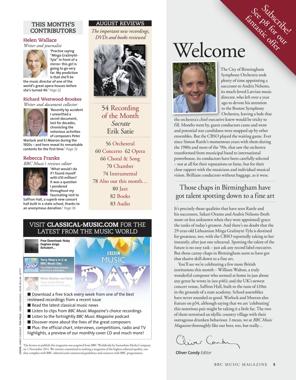 BBC Music Magazine Preview Pages