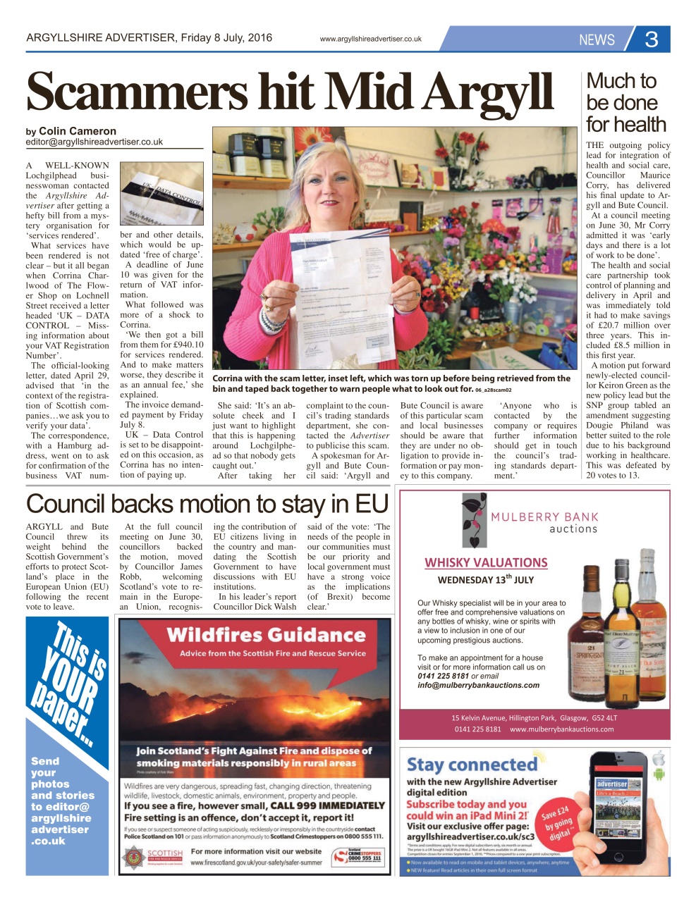 Argyllshire Advertiser Preview Pages