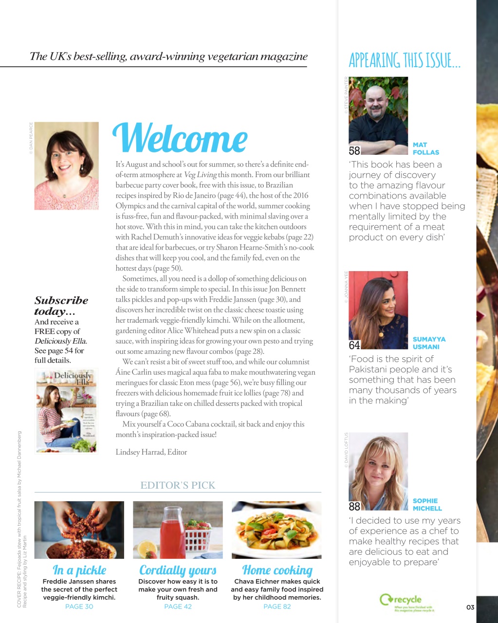 Vegetarian Living Preview Pages
