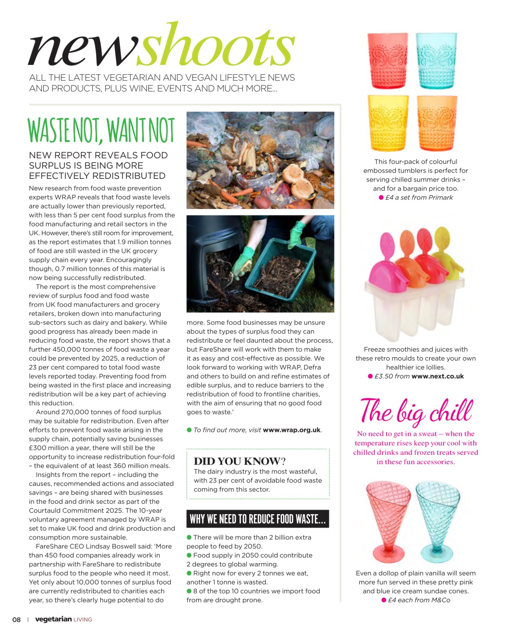 Vegetarian Living Preview Pages