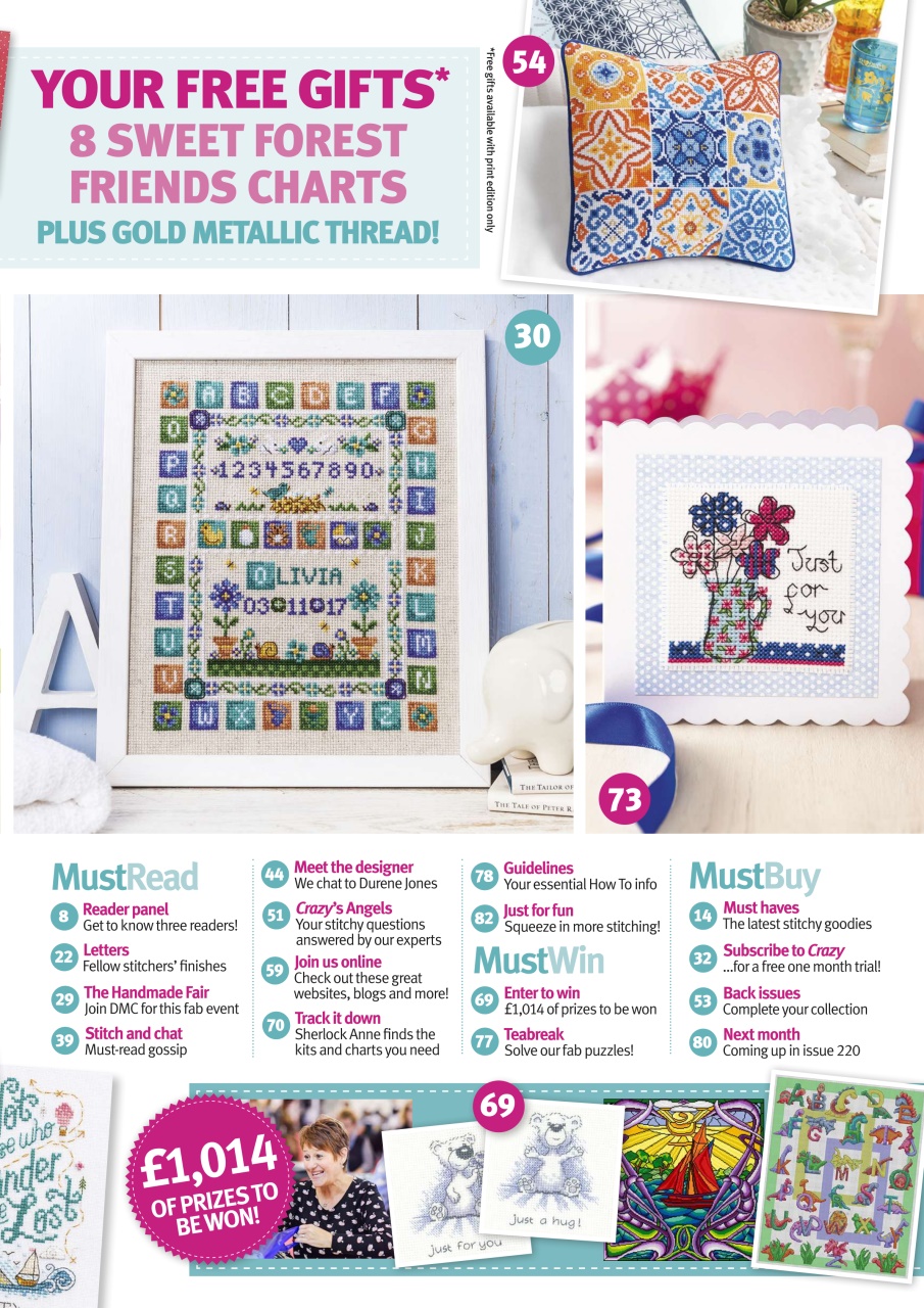 Cross Stitch Crazy Preview Pages