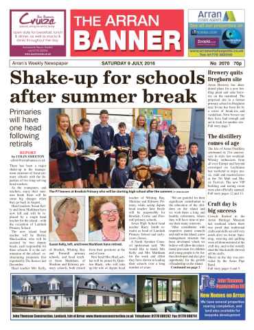 Arran Banner issue 9th July 2016
