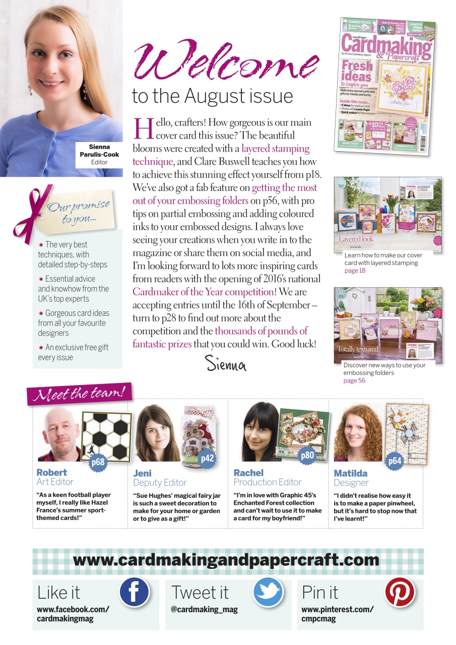 Cardmaking & Papercraft Preview Pages