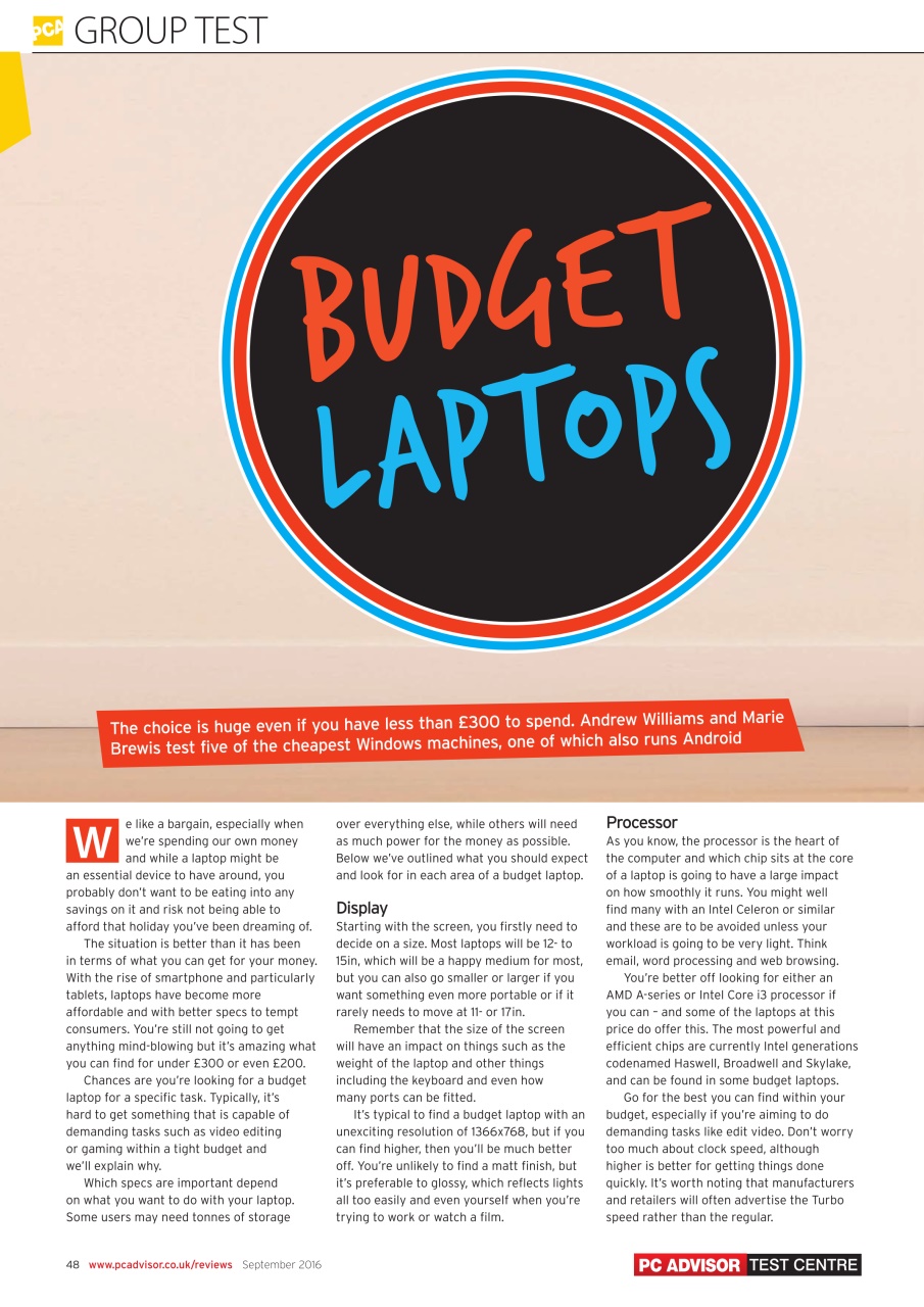 Tech Advisor Preview Pages