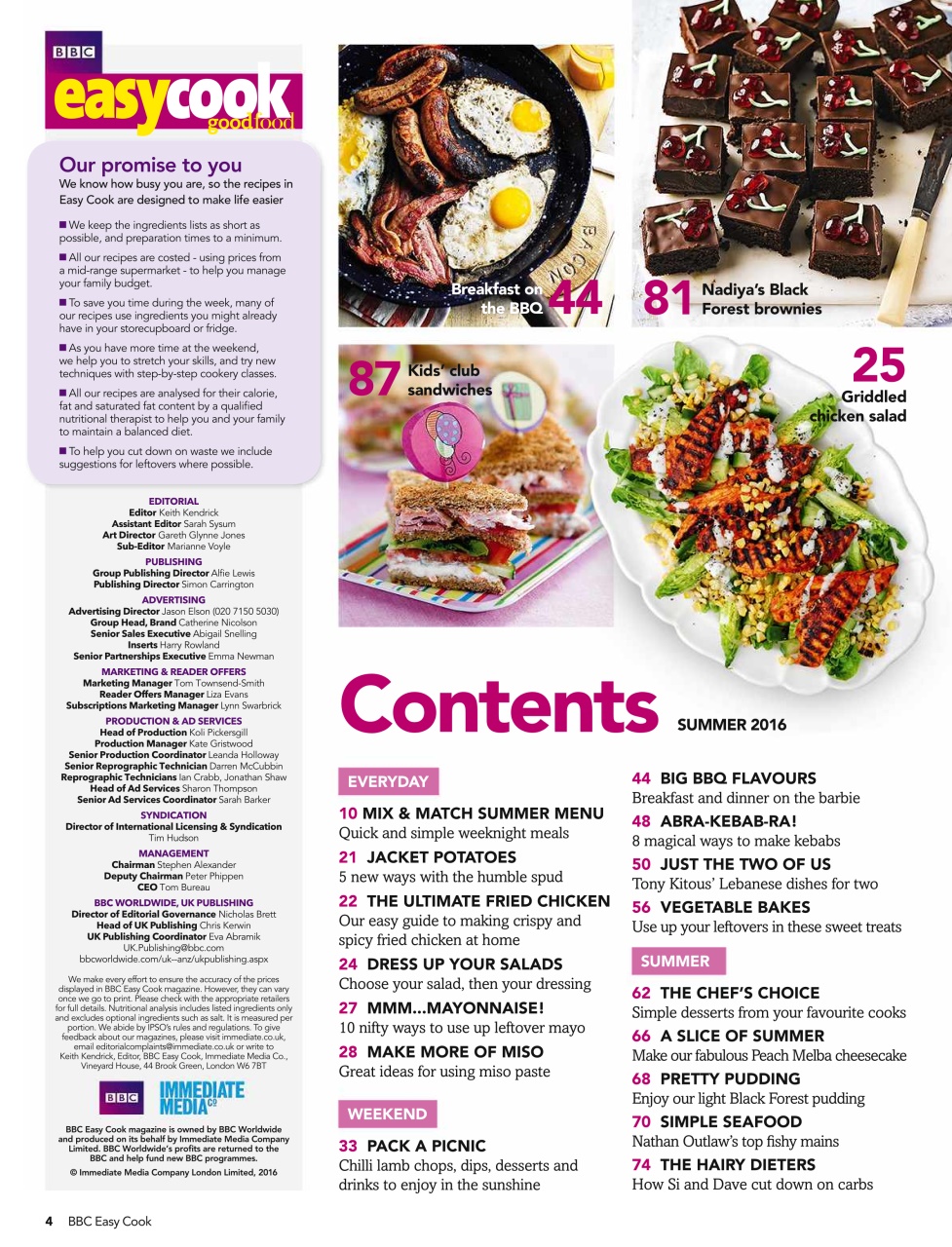 Easy Cook Magazine Preview Pages