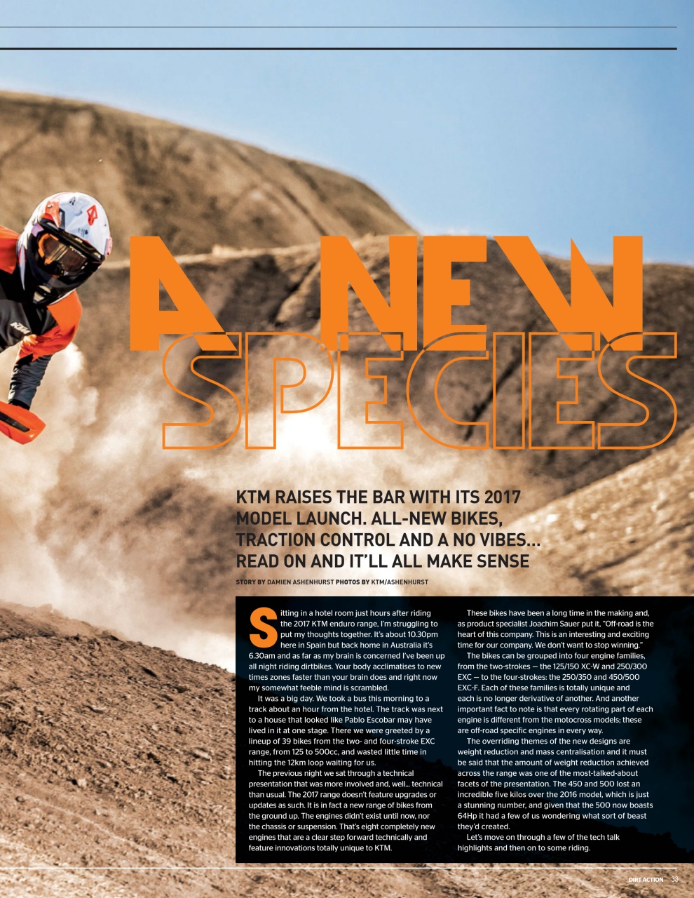 Dirt Action Preview Pages