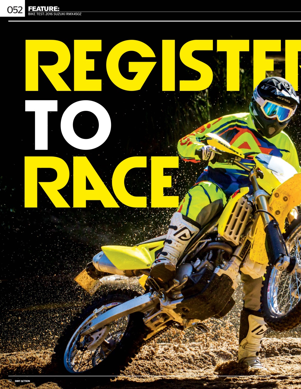 Dirt Action Preview Pages