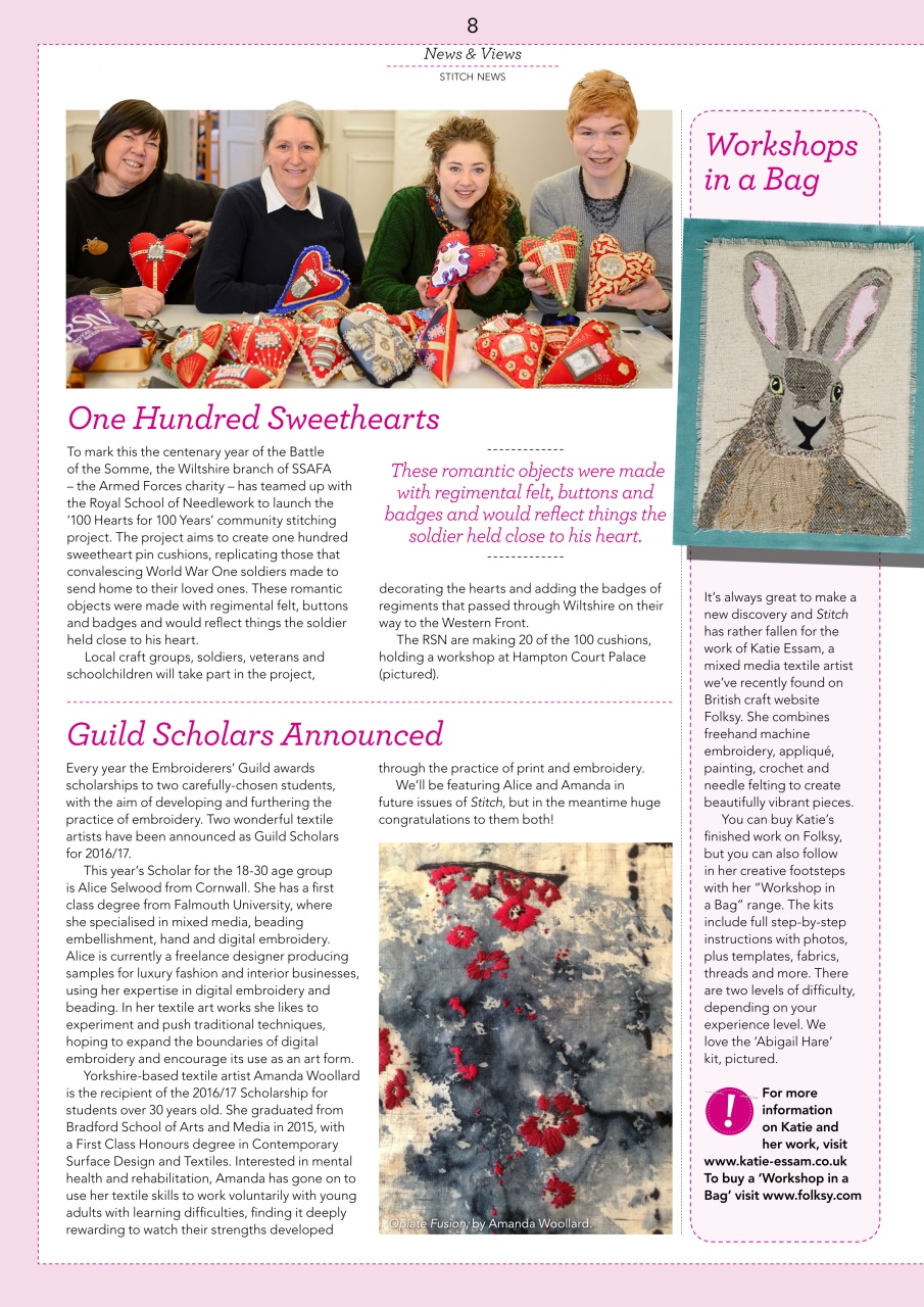 Stitch magazine Preview Pages