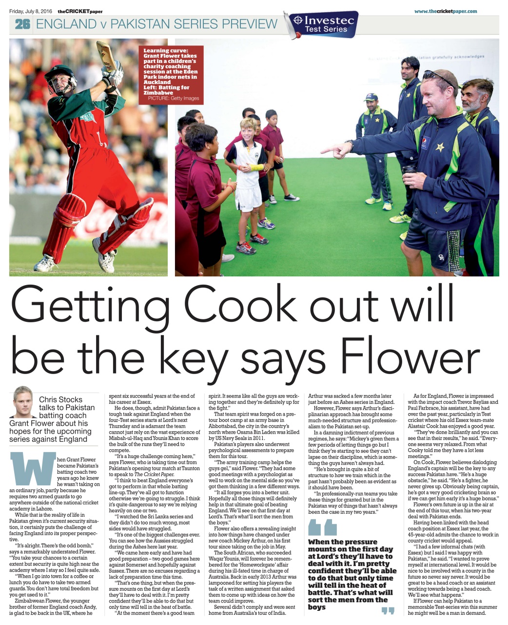 The Cricket Paper Preview Pages