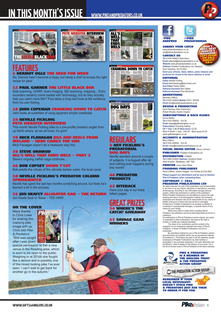 Pike & Predators Preview Pages