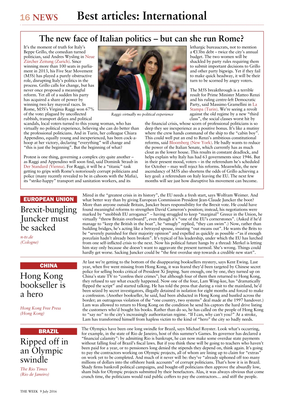 The Week Preview Pages