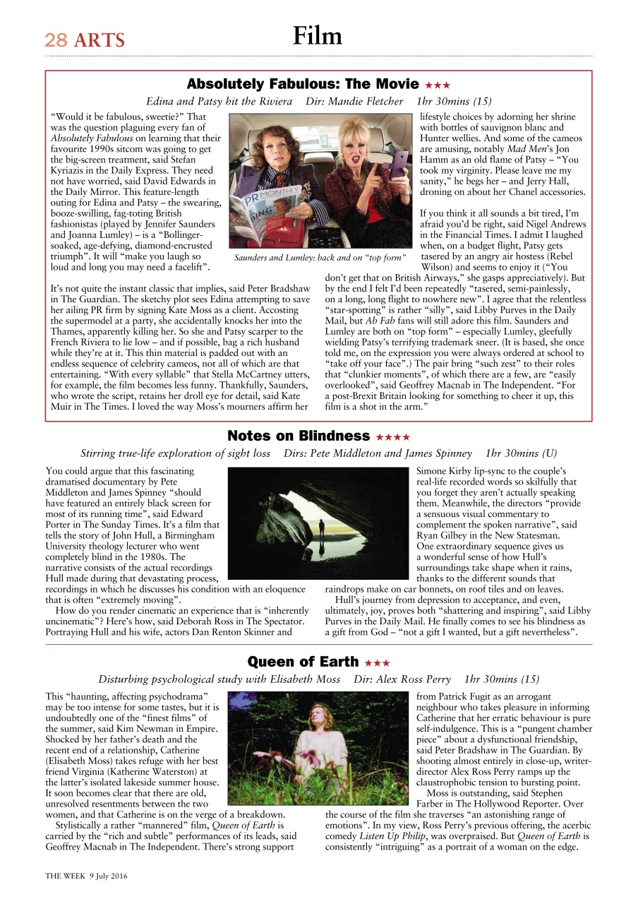 The Week Preview Pages