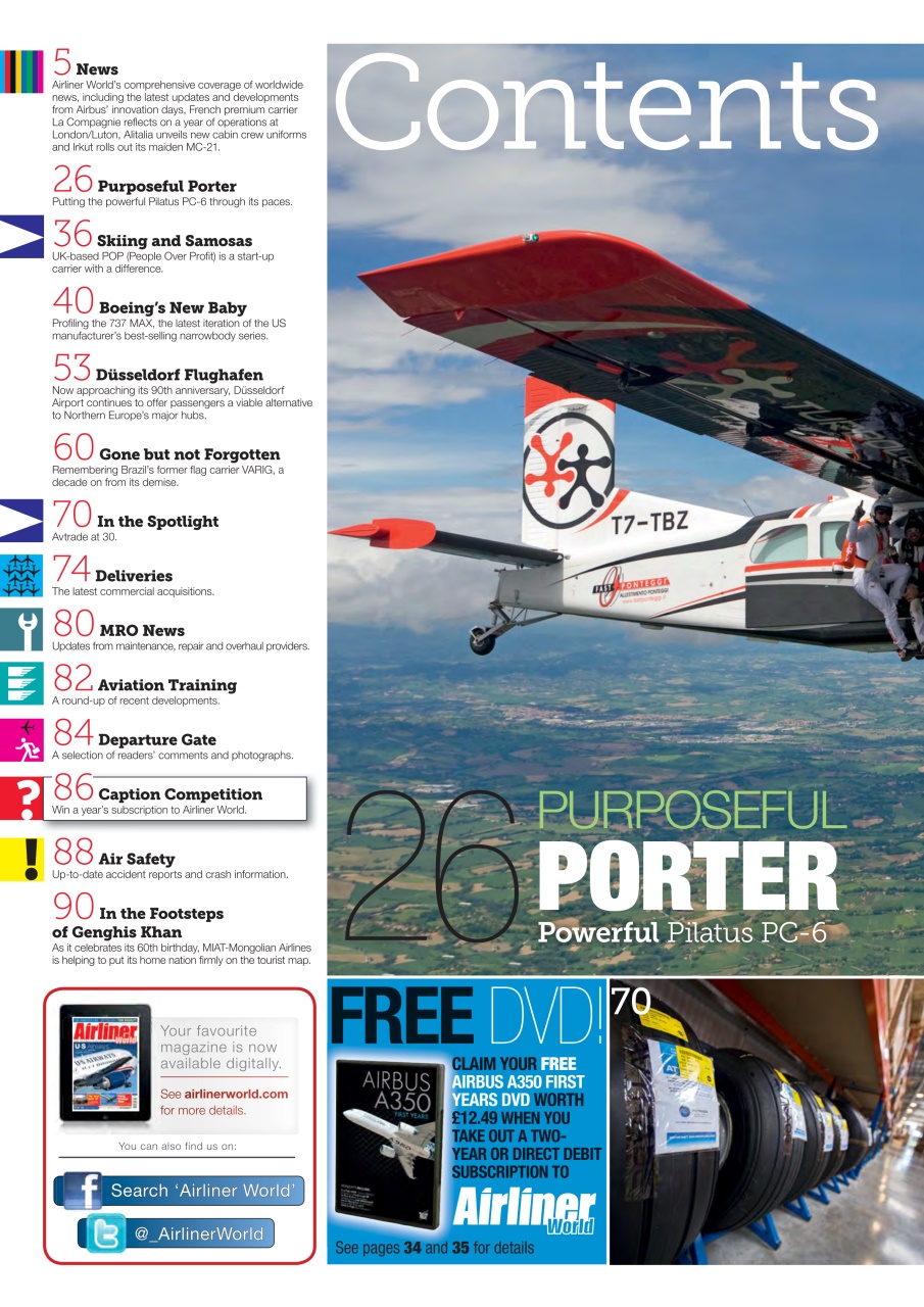 Airliner World Preview Pages