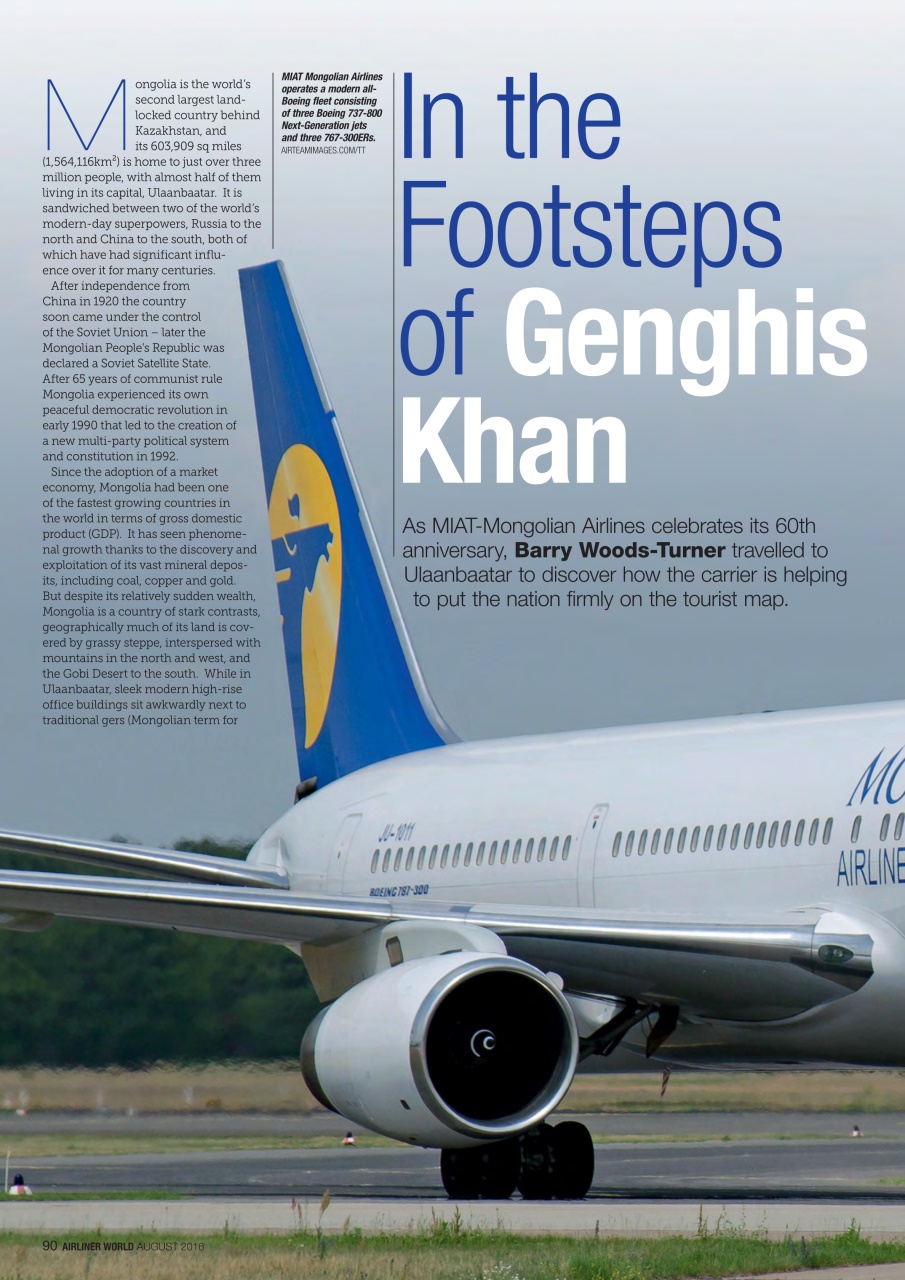 Airliner World Preview Pages