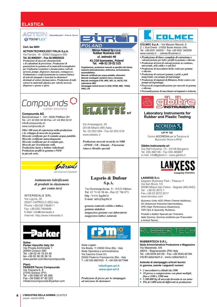 L’industria della Gomma Preview Pages