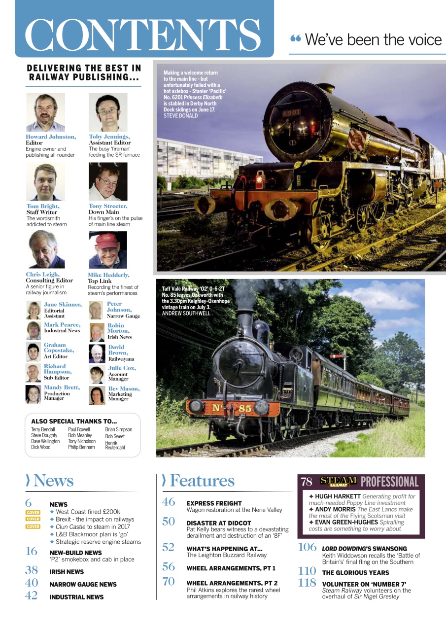 Steam Railway Preview Pages