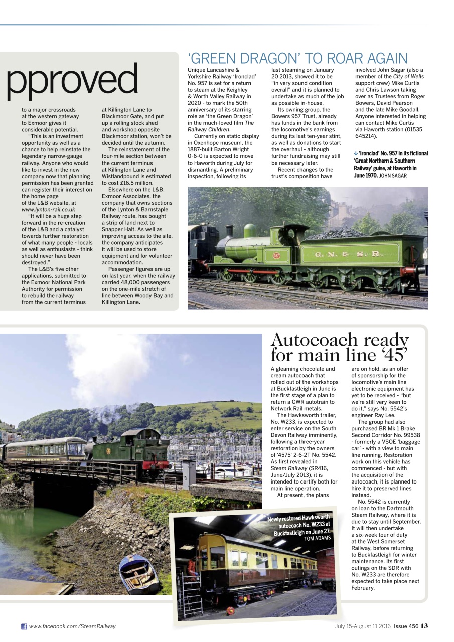 Steam Railway Preview Pages