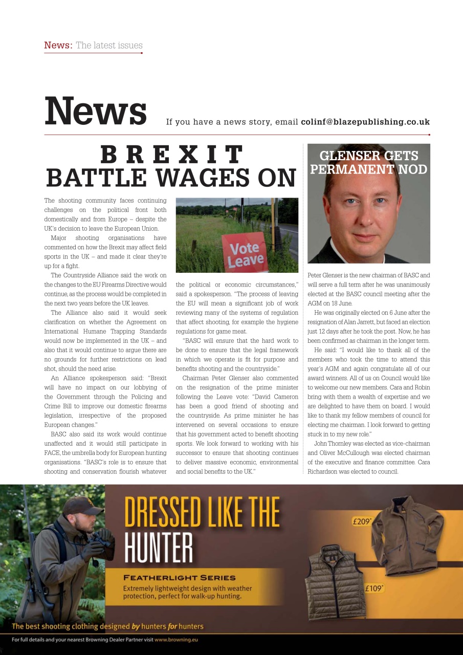 Sporting Rifle Preview Pages