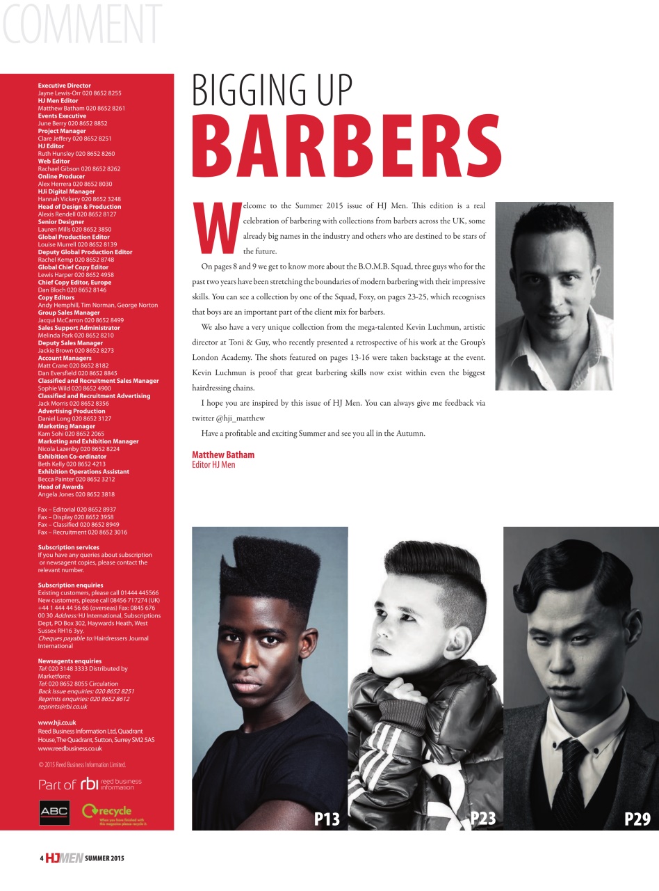 Hairdressers Journal Preview Pages