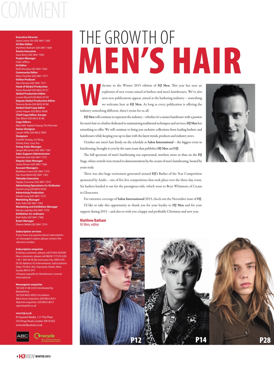 Hairdressers Journal Preview Pages