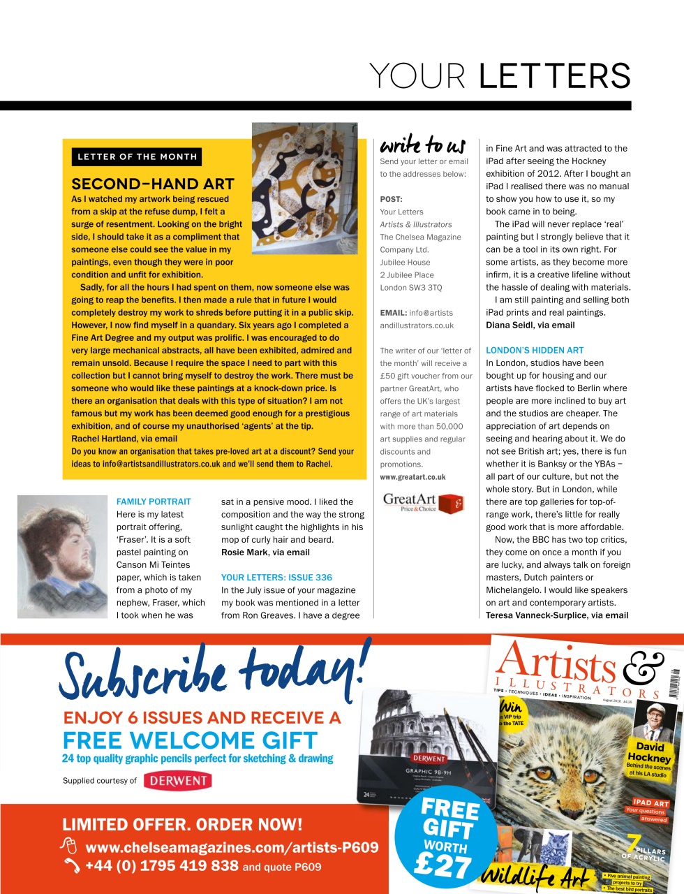 Artists & Illustrators Preview Pages