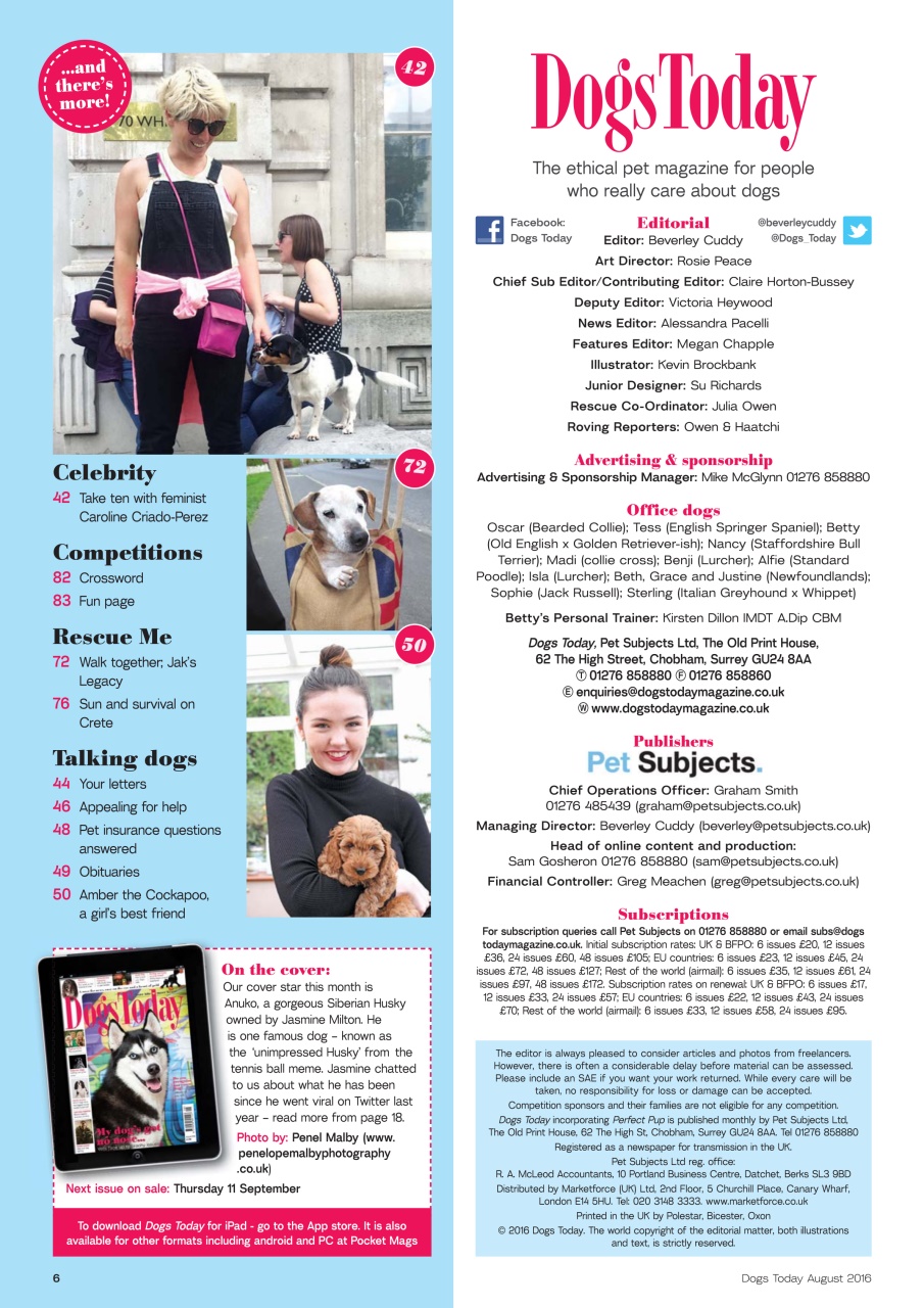 Dogs Today Magazine Preview Pages