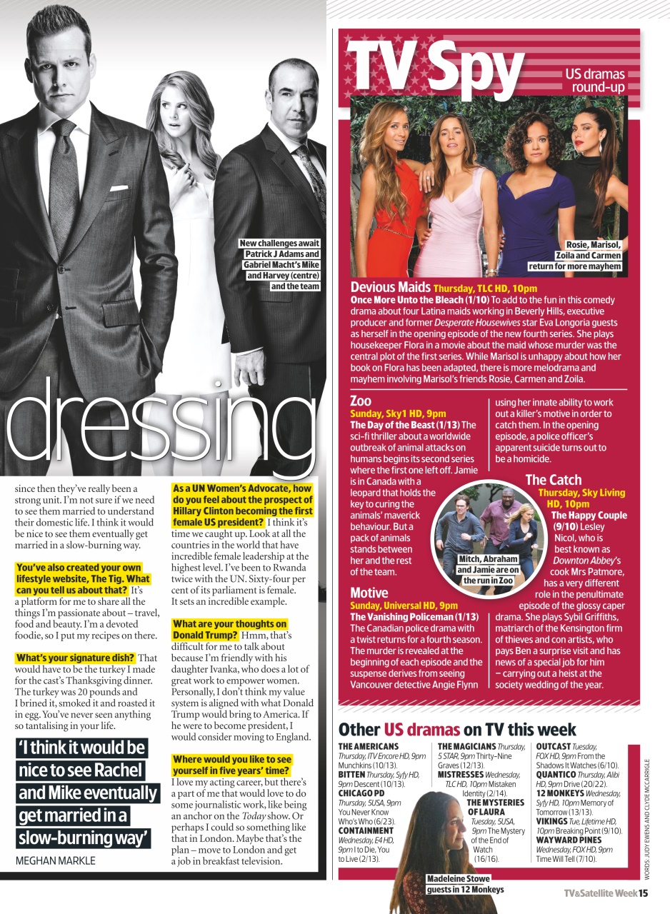 TV & Satellite Week Preview Pages