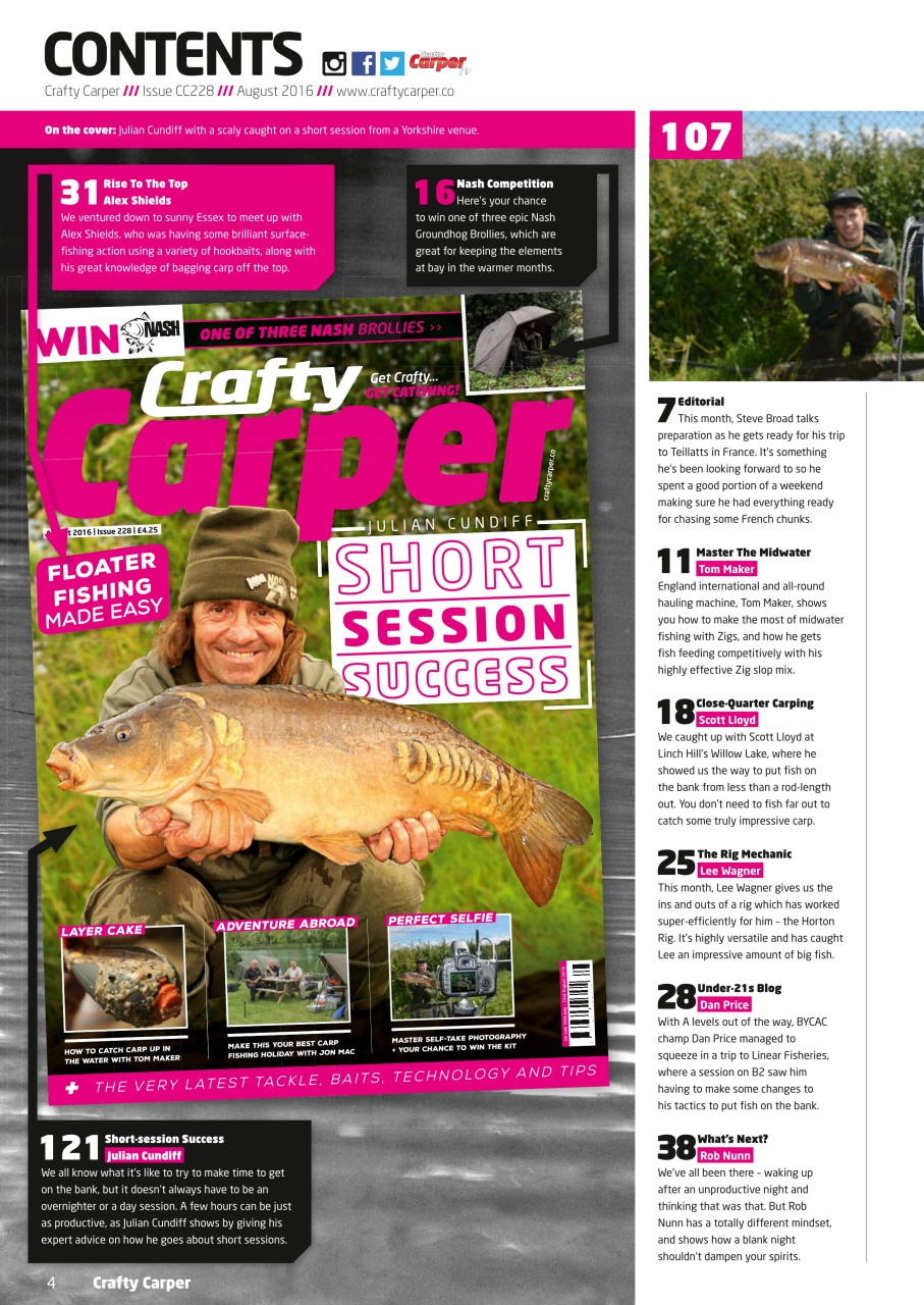 Crafty Carper Preview Pages