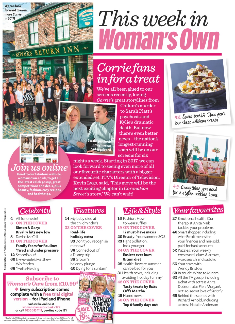 Woman's Own Preview Pages