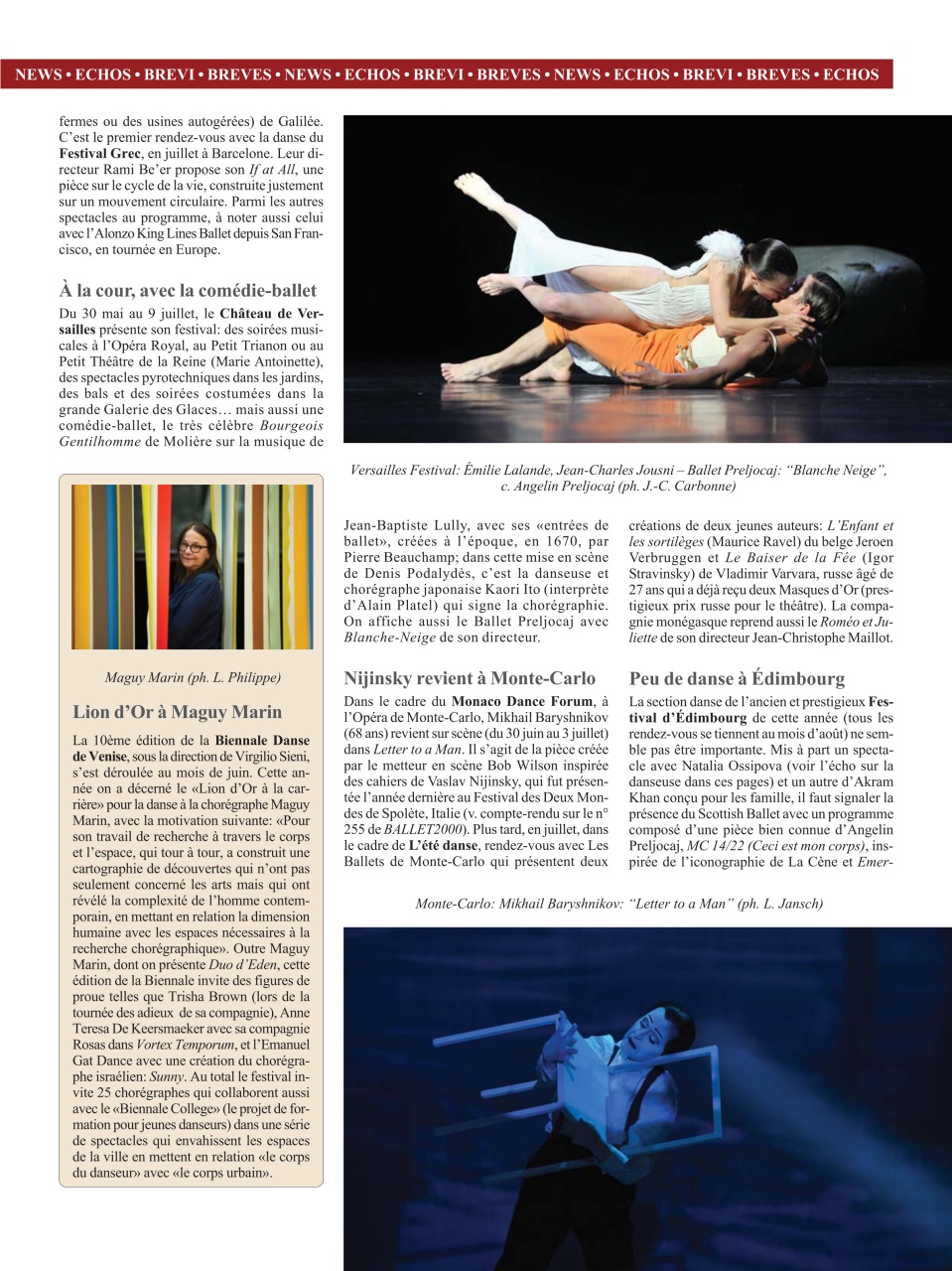 BALLET2000 Édition France Preview Pages