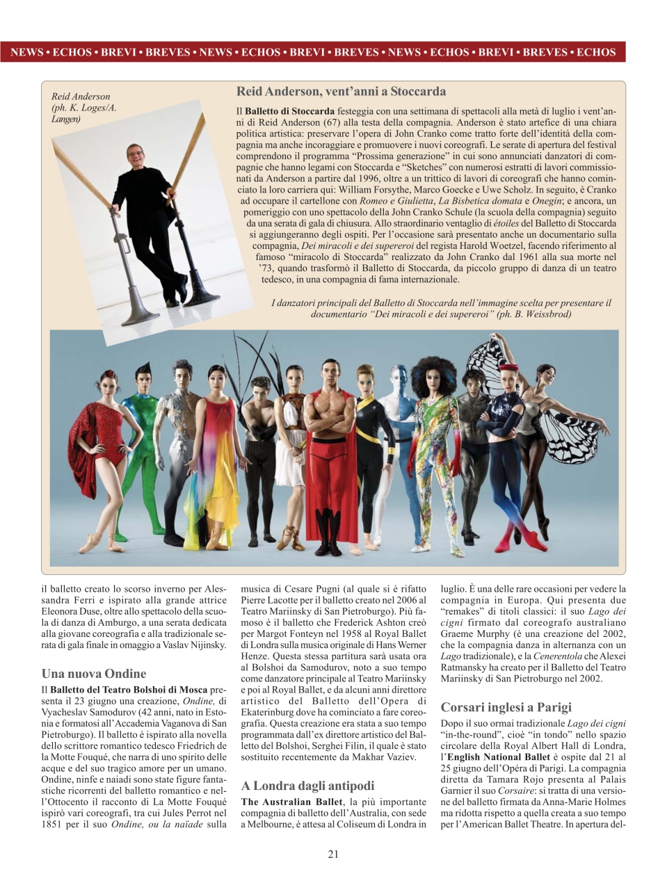 BALLET2000 Edizione Italia Preview Pages