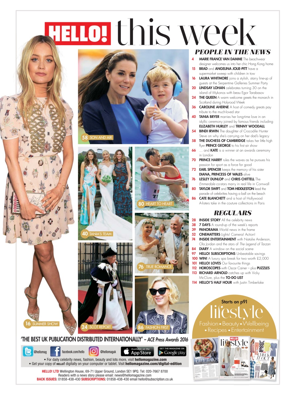 Hello! Magazine Preview Pages